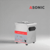 ASONIC IND-30 компактна ултразвукова вана с резервоар от неръждаема стомана, предназначена за работилници и стоматологични клиники.