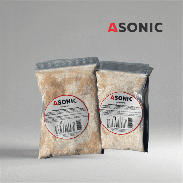 ASONIC AS-UCP ASONIC AS-UCP ултразвуков почистващ прах, концентриран разтвор за безопасно отстраняване на мръсотия, мазнини и окисление.