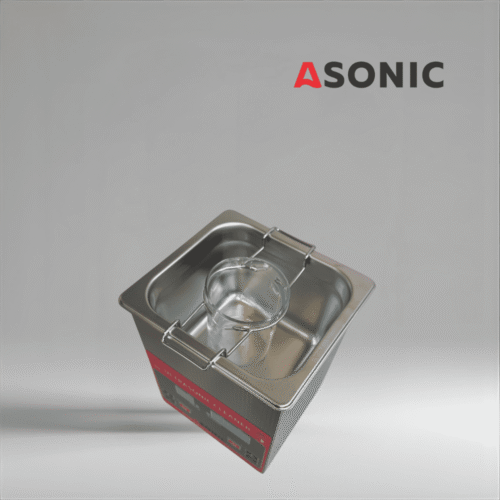 ASONIC BEAKER-PRO ултразвукова чаша за почистване с издръжлив стъклен дизайн