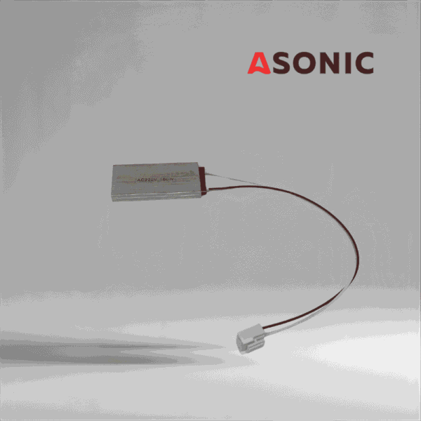 ASONIC 100W плосък нагревател, предназначен за монтаж върху резервоари за ултразвуково почистване за контрол на температурата.