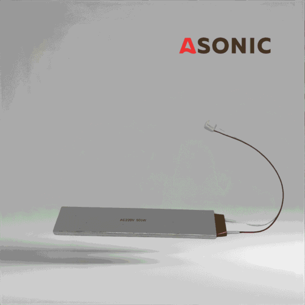 ASONIC-НАГРЕВАТЕЛ-500W ASONIC нагревател 500W, компактен нагревателен елемент за ултразвукови резервоари, предназначен за средни резервоари.