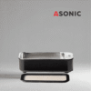 ASONIC HOME-450black ултразвукова вана, елегантен и преносим почистващ уред за домашна употреба, предназначен за ежедневни аксесоари.