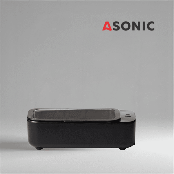ASONIC HOME-450black ултразвуков почистващ уред, преносимо устройство за надеждно почистване на малки аксесоари в домашни условия.