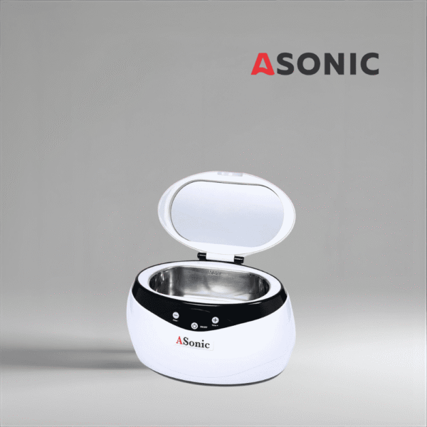 ASONIC HOME-650-3 ASONIC HOME-650 малка ултразвукова вана за бижута, очила и лични вещи, преносима и ефективна.