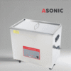 ASONIC-IND-400-1 Устойчива ултразвукова вана ASONIC IND-400, идеална за малки и средни работилници и прецизно почистване.