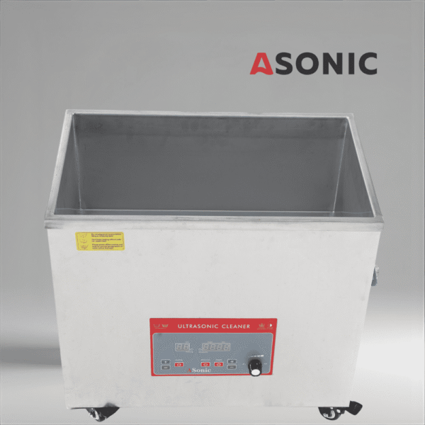ASONIC-IND-400-6 ASONIC IND-400 промишлена ултразвукова вана с дизайн от неръждаема стомана за надеждно прецизно почистване.