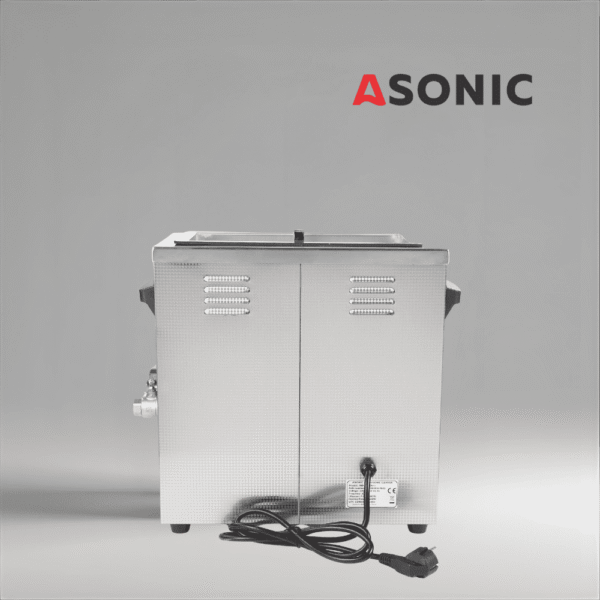 ASONIC IND-80 професионална ултразвукова вана, подходяща за работилници, стоматологични клиники и медицински инструменти.