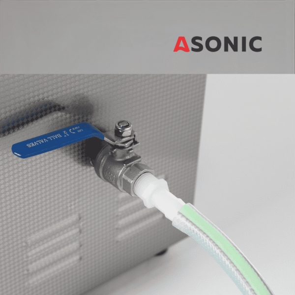 ASONIC IND-80 ултразвуков почистващ апарат, компактно устройство, предназначено за малки части, лабораторни инструменти и бижута.