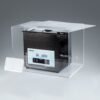 ASONIC 10L ултразвуков почистващ апарат в отворена безшумна кутия Отворена безшумна кутия, показваща 10L ASONIC ултразвукова почистваща машина, проектирана за тихо професионално почистване.