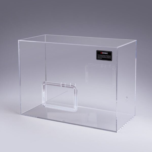 ASONIC безшумна кутия за 7L ултразвуков почистващ апарат ASONIC Безшумна кутия за ултразвуков почистващ уред 7L, предлагана като отделна или комбинирана покупка.