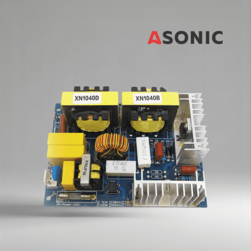 ASONIC-PRO модел PCB-120W28kHz ASONIC PROmodel PCB 120W 28kHz, индустриална платка за ултразвукови почистващи устройства, осигуряваща стабилна честота и производителност.