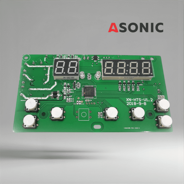 ASONIC PROmodel дисплей PCB с функция за дегазиране, усъвършенствана контролна платка за подмяна за ултразвукови почистващи машини