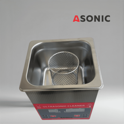 ASONIC КРЪГЛА КОШНИЦА-1 ASONIC ROUND-BASKET кошница от неръждаема стомана за ултразвуков почистващ уред