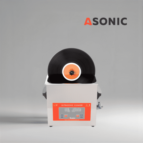 ASONIC Vinyl Cleaner-02 течност, концентриран почистващ препарат без остатъци, предназначен за ултразвукови машини за почистване на плочи.