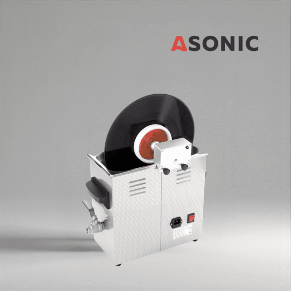 ASONIC-VINYL-CL-02-4 ASONIC Vinyl Cleaner-02 ултразвуков почистващ препарат, възстановява чистотата и премахва шума от 2 LP плочи.