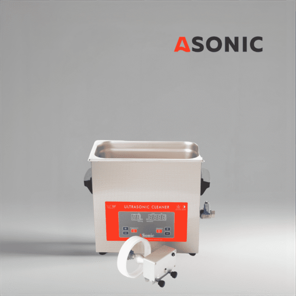 ASONIC-VINYL-CL-02-7 ASONIC Vinyl Cleaner-02 ултразвуков разтвор, компактен размер за безопасно и ефективно почистване на до 2 винилови плочи.