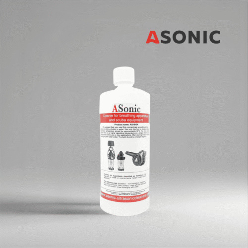 ASONIC AS-BIOX-1 ултразвуков биоразградим почистващ препарат, 1 л екологично чист разтвор за безопасни и ефективни почистващи задачи.
